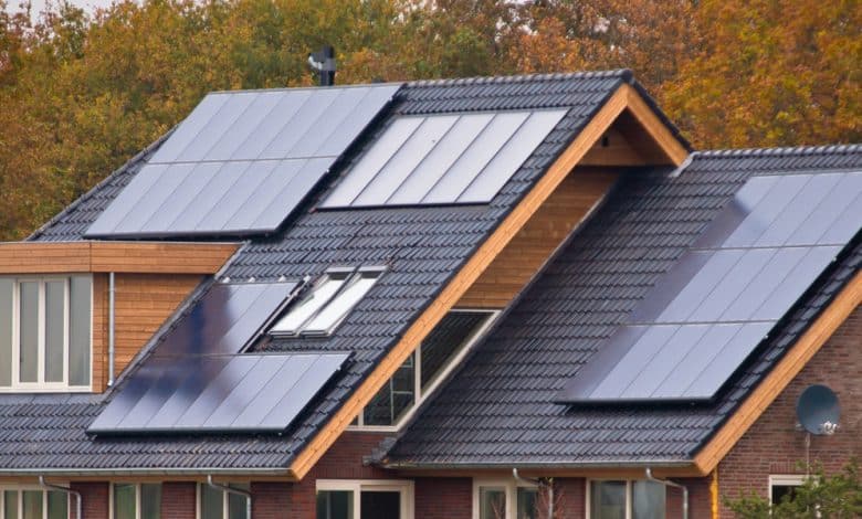 Exemple de panneau solaire dans une maison