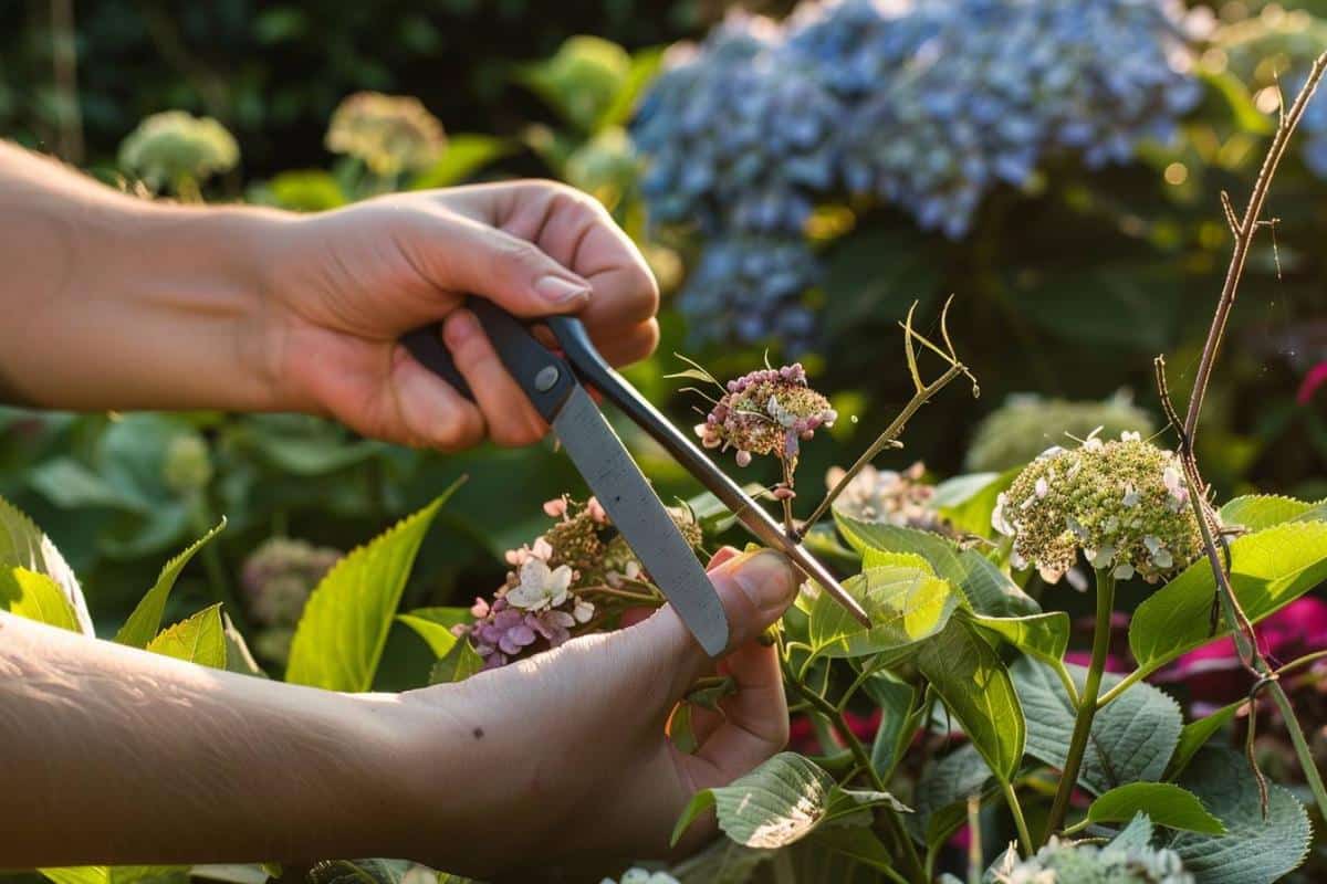 Quand vos hortensias brunissent : causes et remèdes