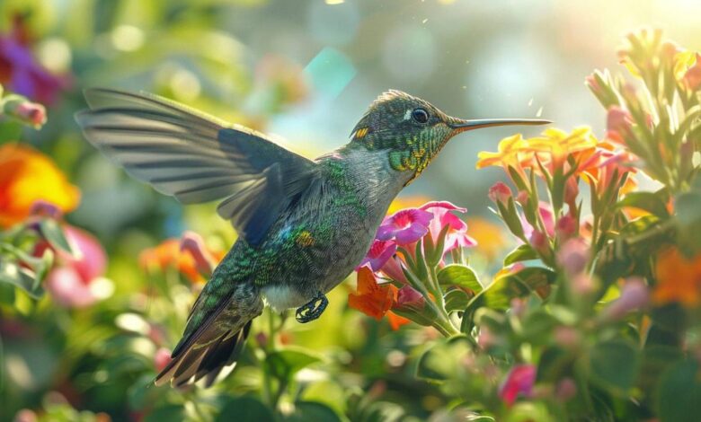 Attirez le colibri dans votre jardin pour un spectacle enchanteur